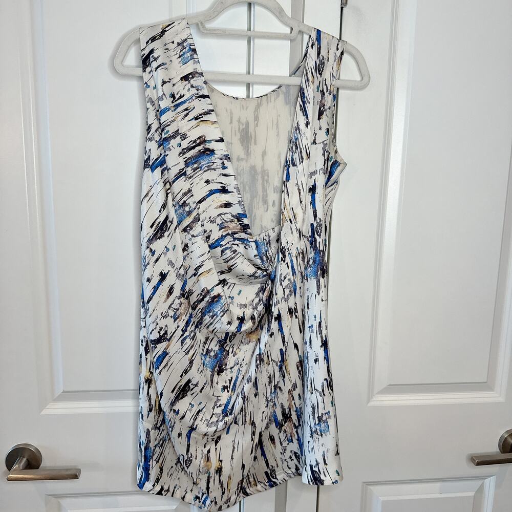 PORTS 1961 Silk Abstact Mini Dress | 10 - Picture 4 of 8